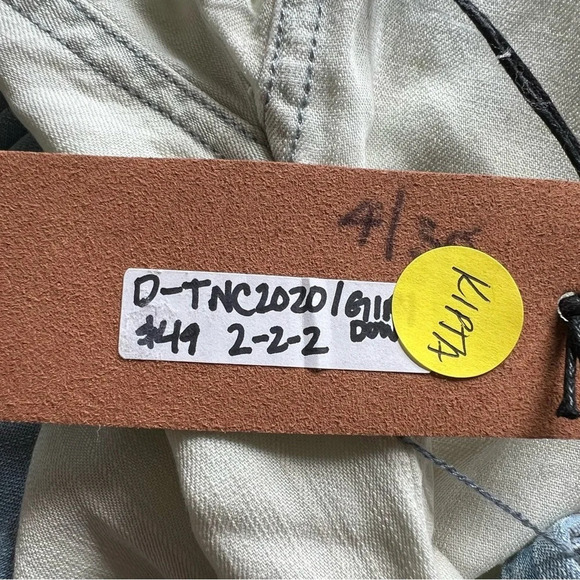 New! The Nu Vintage Ombré Belted Tunic Top/Blue/Cream 26021 - Picture 9 of 11